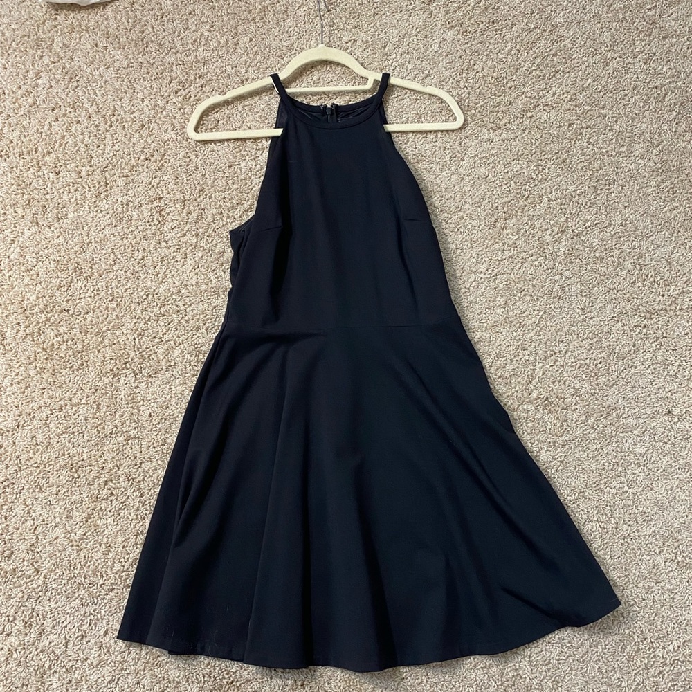 Cynthia Rowley Black Skater Dress